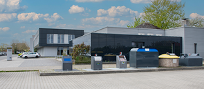 Demopark for our recyclables and waste containers